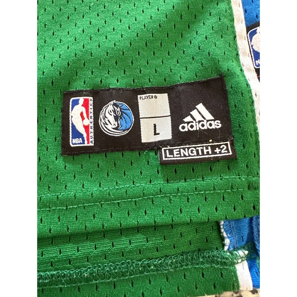 Adidas‎ NBA Mavericks Dirk Nowitzki #41 Jersey Youth Boys L 2+ Length Basketball